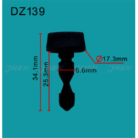 DZ139 Car Trim Clips 10 Pcs in 1 Pack Fits Volkswagen &amp; Audi Models