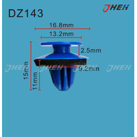 DZ143 Car Trim Clips 10 Pcs in 1 Pack Fits Volkswagen &amp; Audi Models