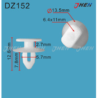 DZ152 Car Trim Clips 10 Pcs in 1 Pack Fits Volkswagen &amp; Audi Models