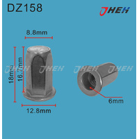 DZ158 Car Trim Clips 5 Pcs in 1 Pack Fits Volkswagen &amp; Audi Models