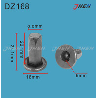 DZ168 Car Trim Clips 5 Pcs in 1 Pack Fits Volkswagen &amp; Audi Models