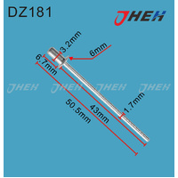 DZ181 Auto Blind Rivets 10 Pcs in 1 Pack Fits Volkswagen &amp; Audi Models