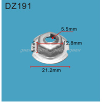 DZ191 Auto U-Clip Nuts 10 Pcs in 1 Pack Fits Volkswagen &amp; Audi Models