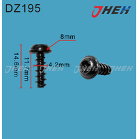DZ195 Auto Body Screws 10 Pcs in 1 Pack Fits Volkswagen &amp; Audi Models