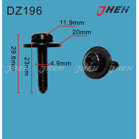 DZ196 Auto Body Screws 10 Pcs in 1 Pack Fits Volkswagen &amp; Audi Models