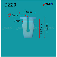 DZ20 Car Trim Clips 10 Pcs in 1 Pack Fits Volkswagen &amp; Audi Models