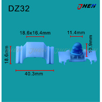 DZ32 Car Trim Clips 5 Pcs in 1 Pack Fits Volkswagen &amp; Audi Models
