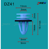 DZ41 Car Trim Clips 10 Pcs in 1 Pack Fits Volkswagen &amp; Audi Models