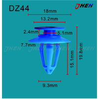 DZ44 Car Trim Clips 10 Pcs in 1 Pack Fits Volkswagen &amp; Audi Models
