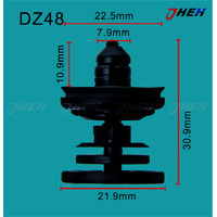 DZ48 Car Trim Clips 5 Pcs in 1 Pack Fits Volkswagen &amp; Audi Models