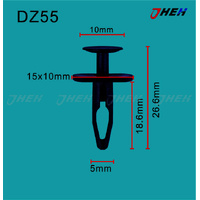 DZ55 Car Trim Clips 10 Pcs in 1 Pack Fits Volkswagen &amp; Audi Models