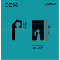 DZ58 Car Trim Clips 10 Pcs in 1 Pack Fits Volkswagen &amp; Audi Models