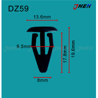 DZ59 Car Trim Clips 10 Pcs in 1 Pack Fits Volkswagen &amp; Audi Models