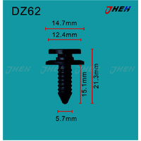 DZ62 Car Trim Clips 10 Pcs in 1 Pack Fits Volkswagen &amp; Audi Models