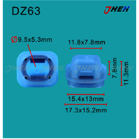 DZ63 Car Trim Clips 10 Pcs in 1 Pack Fits Volkswagen &amp; Audi Models