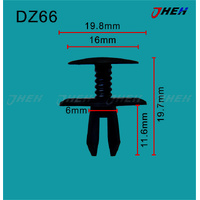 DZ66 Car Trim Clips 10 Pcs in 1 Pack Fits Volkswagen &amp; Audi Models