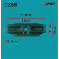 DZ6B Car Trim Clips 10 Pcs in 1 Pack Fits Volkswagen &amp; Audi Models