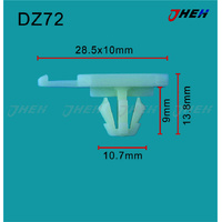DZ72 Car Trim Clips 10 Pcs in 1 Pack Fits Volkswagen &amp; Audi Models