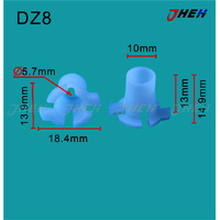 DZ8 Car Trim Clips 10 Pcs in 1 Pack Fits Volkswagen &amp; Audi Models