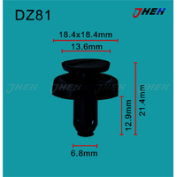 DZ81 Car Trim Clips 10 Pcs in 1 Pack Fits Volkswagen &amp; Audi Models