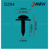DZ84 Auto Body Screws 10 Pcs in 1 Pack Fits Volkswagen &amp; Audi Models