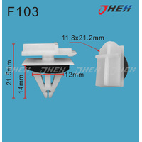 F103 Car Trim Clips 10 Pcs in 1 Pack Fits Ford Models