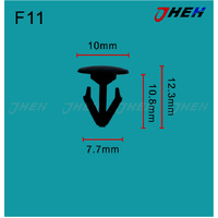 F11 Car Trim Clips 10 Pcs in 1 Pack Fits Ford Models