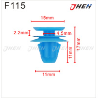 F115 Car Trim Clips 10 Pcs in 1 Pack Fits Ford Models