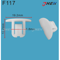 F117 Car Trim Clips 10 Pcs in 1 Pack Fits Ford Models