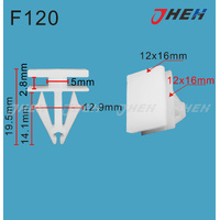 F120 Car Trim Clips 10 Pcs in 1 Pack Fits Ford Models