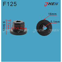F125 Car Trim Clips 10 Pcs in 1 Pack Fits Ford Models
