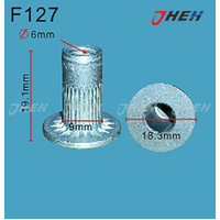 F127 Car Trim Clips 10 Pcs in 1 Pack Fits Ford Models
