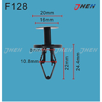 F128 Car Trim Clips 10 Pcs in 1 Pack Fits Ford Models
