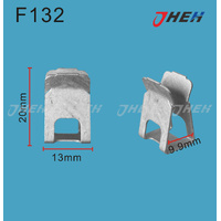 F132 Auto U-Clip Nuts 10 Pcs in 1 Pack Fits Ford Models