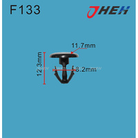 F133 Car Trim Clips 10 Pcs in 1 Pack Fits Ford Models