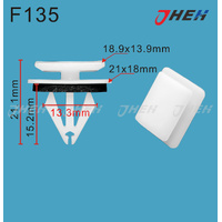 F135 Car Trim Clips 10 Pcs in 1 Pack Fits Ford Models