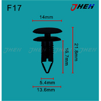 F17 Car Trim Clips 10 Pcs in 1 Pack Fits Ford Models