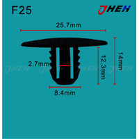 F25 Car Trim Clips 10 Pcs in 1 Pack Fits Ford Models