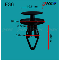 F36 Car Trim Clips 10 Pcs in 1 Pack Fits Ford Models