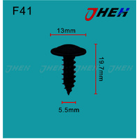 F41 Auto Body Screws 10 Pcs in 1 Pack Fits Ford Models