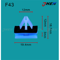 F43 Car Trim Clips 10 Pcs in 1 Pack Fits Ford Models