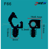 F66 Car Trim Clips 10 Pcs in 1 Pack Fits Ford Models