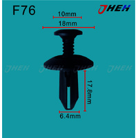 F76 Car Trim Clips 10 Pcs in 1 Pack Fits Ford Models