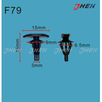 F79 Car Trim Clips 10 Pcs in 1 Pack Fits Ford Models