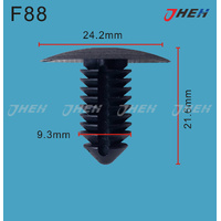 F88 Car Trim Clips 10 Pcs in 1 Pack Fits Ford Models
