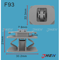 F93 Car Trim Clips 5 Pcs in 1 Pack Fits Ford Models