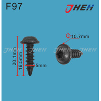 F97 Auto Body Screws 10 Pcs in 1 Pack Fits Ford Models