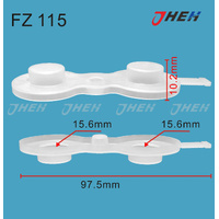 FZ115 Car Trim Clips 10 Pcs in 1 Pack Fits Various Models