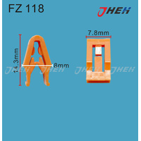 FZ118 Car Trim Clips 10 Pcs in 1 Pack Fits Various Models