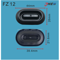 FZ12 Car Trim Clips 10 Pcs in 1 Pack Fits Various Models